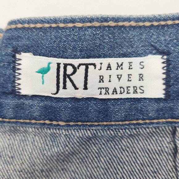 James River Traders Womens Vtg 80s High Rise Denim Gaucho Culottes Jeans Pants - Picture 4 of 11